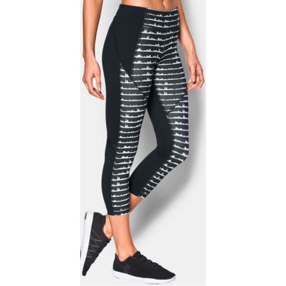 Under Armour HeatGear Mirror Printed Crop Leggings